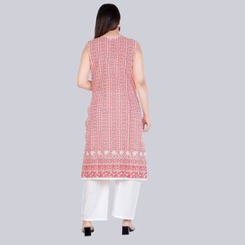Zig-Zag Prited Kurta With Palazzo Sets 2