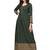 Women's Dark Green Rayon Foil Printed Stitched Anarkali Kurta(KTN-327