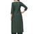 Women's Dark Green Rayon Foil Printed Stitched Anarkali Kurta(KTN-328