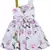 Pink cotton printed stitched   dress
