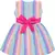 Multicolor cotton printed stitched   dress