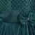 Green Lycra  printed stitched   dress