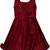 Maroon Lycra  printed stitched   dress
