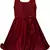 Maroon Lycra  printed stitched   dress