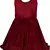 Maroon Lycra  printed stitched   dress
