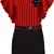 Red Lycra  printed stitched   dress