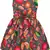 Grey cotton printed stitched   dress