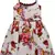 Red cotton printed stitched   dress