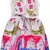 Pink cotton printed stitched   dress