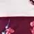 Maroon cotton printed stitched   dress