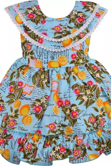 Multicolor cotton printed stitched   dress
