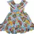 Multicolor cotton printed stitched   dress