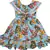 Multicolor cotton printed stitched   dress
