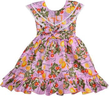 Multicolor cotton printed stitched   dress 2