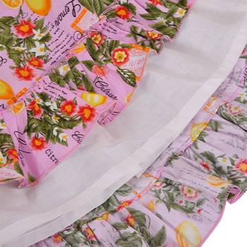 Multicolor cotton printed stitched   dress 5