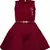 Maroon satin printed stitched   dress