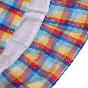 Multicolor cotton printed stitched   dress 5