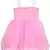 Pink cotton printed stitched   dress