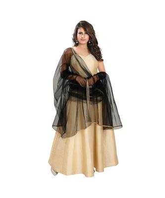 Net Black Women Dupatta 1