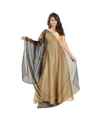 Net Black Women Dupatta 2