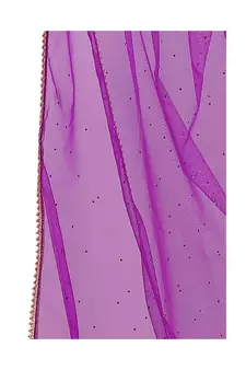 Net Brinjal Women Dupatta