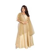 Net Gold Dupatta for Women