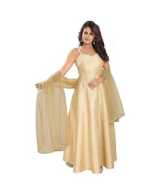 Net Gold Dupatta for Women 3