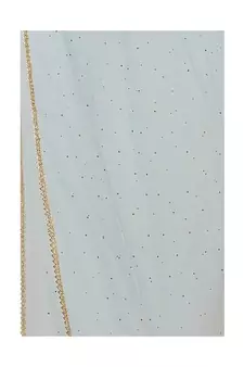 Net Grey Women Dupatta