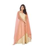 Net Peach Women Dupatta