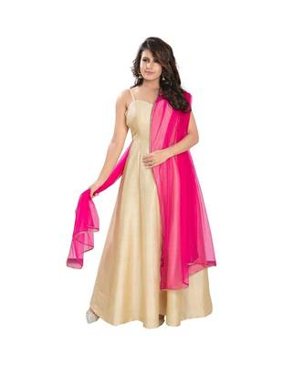 Net Pink Women Dupatta 2