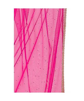Net Pink Women Dupatta 3