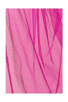 Net Purple Women Dupatta