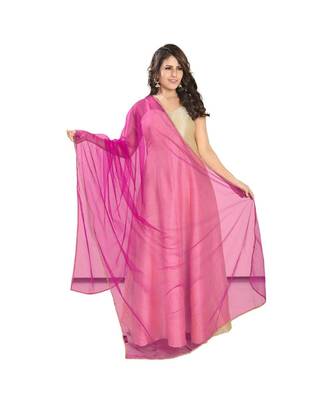 Net Purple Women Dupatta 3