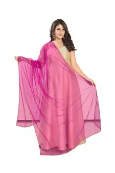Net Purple Women Dupatta