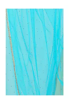 Net Sky Blue Women Dupatta
