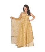 Net Gold Women Dupatta DP-76