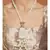 Distinctive White and Gold Necklace