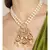 Rich Polki White and Gold Pearl Neckalce