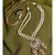 Rich Polki White and Gold Pearl Neckalce