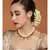 Layered Navratna White and Gold Necklace