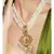 Modern White and Gold long Necklace