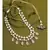 Tear Drop White and Gold Pearl Necklace