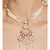 Tassel Pendant White and Gold Pearl Necklace