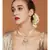 Tassel Pendant White and Gold Pearl Necklace