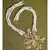 Modern White and Gold long Necklace