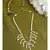 Delicate White and Gold Pearl Necklace