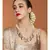 Jade Drops White and Gold Pearl Necklace