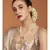 Chained Tassel White and Gold Pearl Necklace