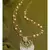 Multi chained White and Gold Necklace
