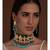Turquoise Drops Multi color Necklace with Silk Thread